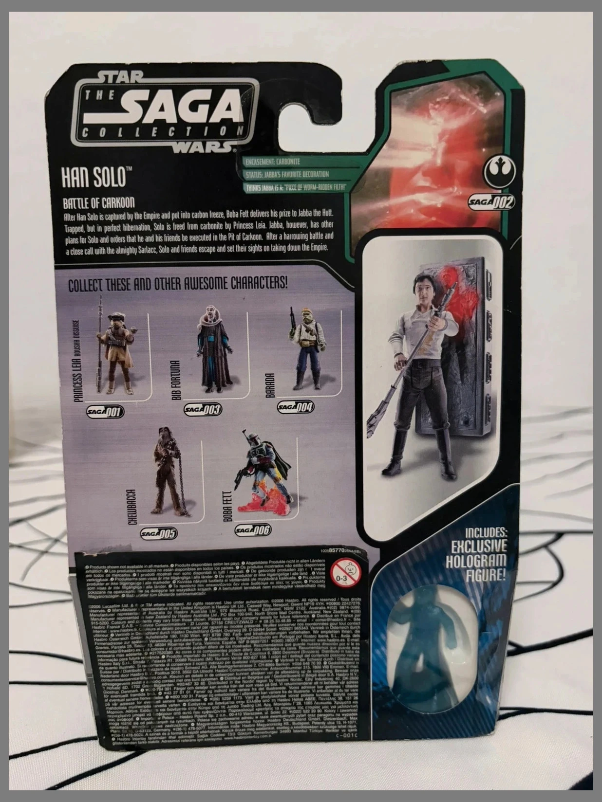 Han Solo Battle of Carkoon – Hasbro – Star Wars The Saga Collection – Novo em blister – photo 2